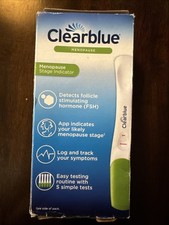 Clearblue Menopause Stage Indicator 5 Test Sticks Exp 2026 IMPERFECT BX