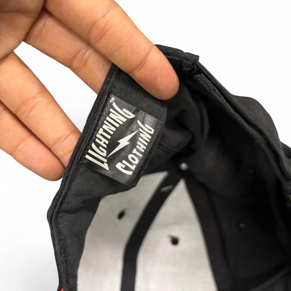 Y2K Chopper till you die 热皮革火焰帽 — 第 4/4 张图片