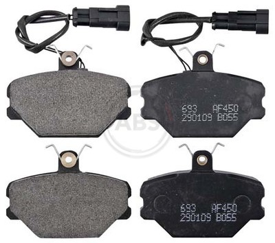 A.B.S. 37001 Brake Pad Set, Disc Brake for FSO