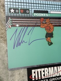 Mike Tyson Autographed Signed 8x10 Picture Punch out NES Nintendo Fitterman COA