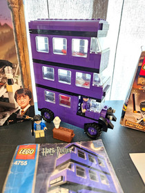 Lego LOT Harry Potter 4714 Gringotts Complete, Knight Bus, Sorting Hat 4701