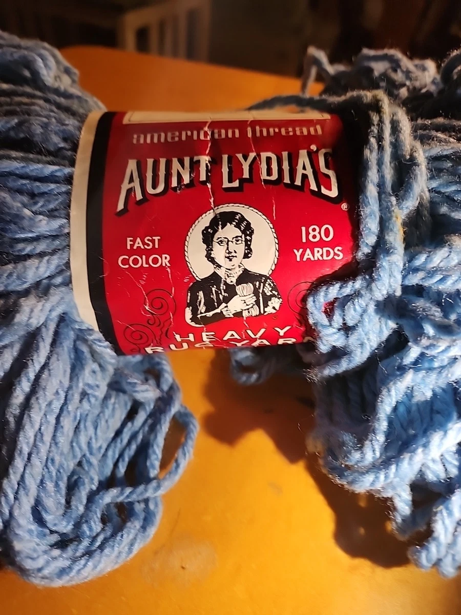 Aunt Lydia Classic Navy Crochet – 3 unidades de 350y1,049.9 ft – Algodón – Calibre 10 – Crochet
