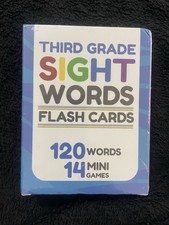 Sight Words Flash Cards Third Grade 120 Words 14 Mini Games New
