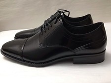 New Stacy Adams Men's Size 10M Waltham Captoe Black Laces Dress Shoes 80