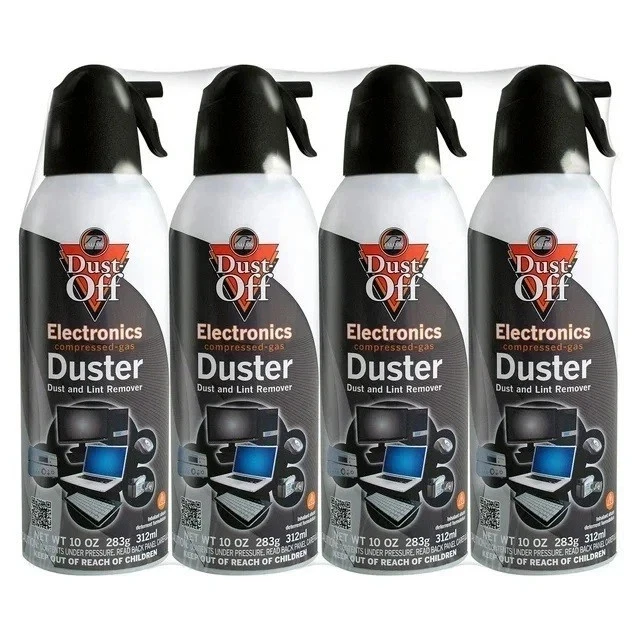 Falcon Dust-Off Electronics Compressed Gas Duster, 10oz - 4 Pack - Image 2 of 4