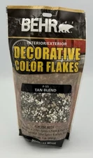 Behr Premium Interior/ Exterior Decorative Flakes Floor F-55 Tan Blend 1 lb Bag