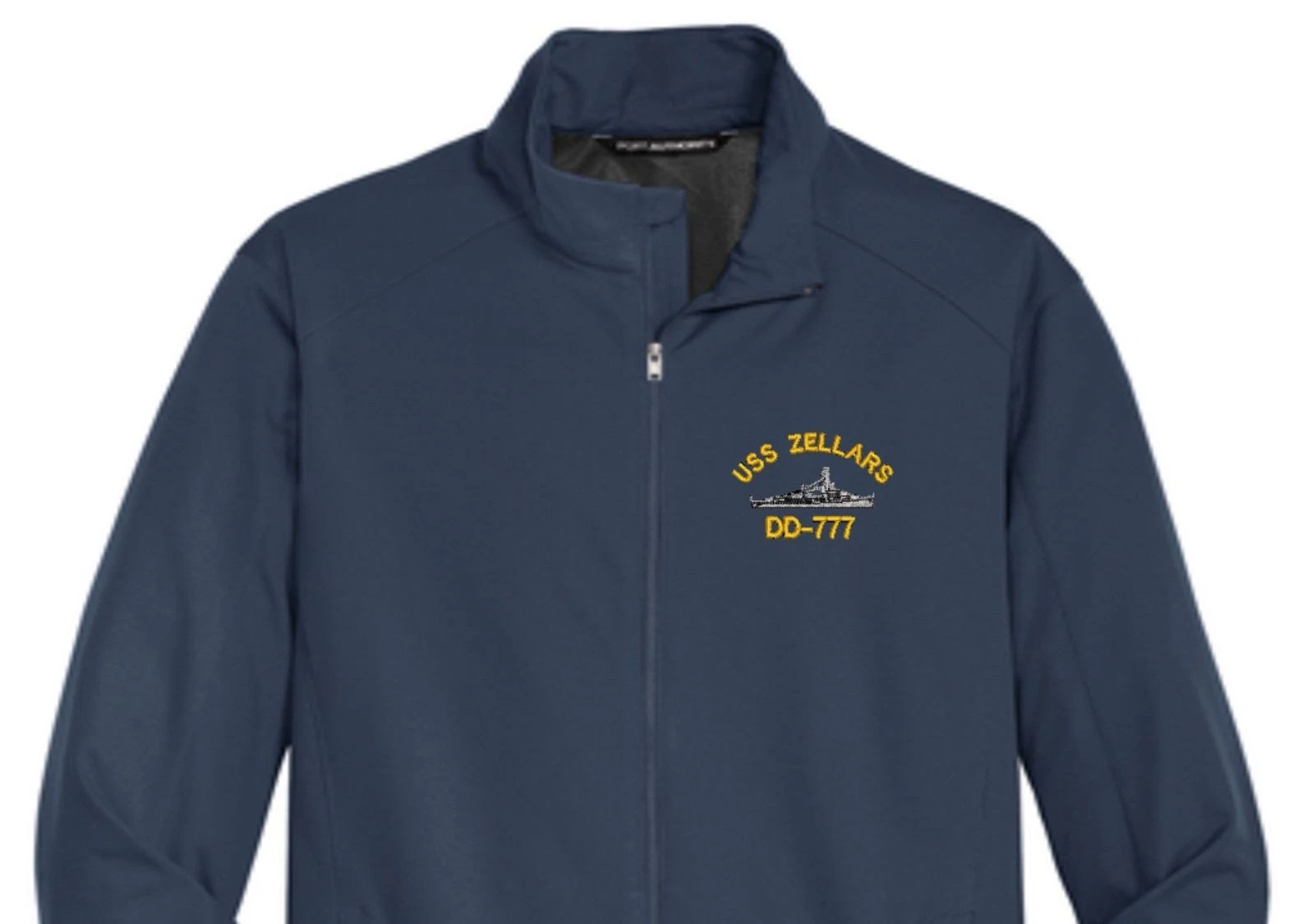 USS ZELLARS DD-777 Soft Shell Jacket. New. U.S. Navy