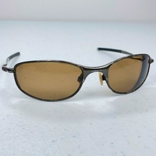 RARI OCCHIALI DA SOLE OAKLEY TIGHTROPE solo montatura in peltro TRASHED OO4040-02