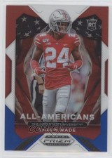 2021 Panini Prizm Draft Picks All-American Red White & Blue Shaun Wade #191 0op6