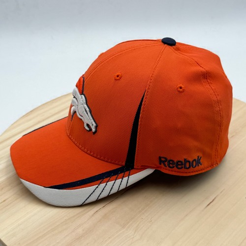 Gorra Denver Broncos Reebok Onfield Flexfit para hombre S/M naranja NFL - Imagen 3 de 11