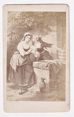Werner - The Secret The Secret Painting CDV Photo Photo 1870