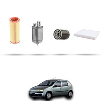 Hoffcar Set Service - 4 Filter FüR Fiat Punto II 1.9 D 44Kw Von 1999