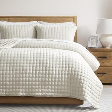 WDCOZY California Oversized Cal King Size Quilt Bedding Sets with 2 Pillow Sham