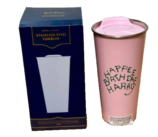 Starbucks Corea Harry Potter SS DW To Go Vaso 473ml 16oz Edición Limitada NUEVO
