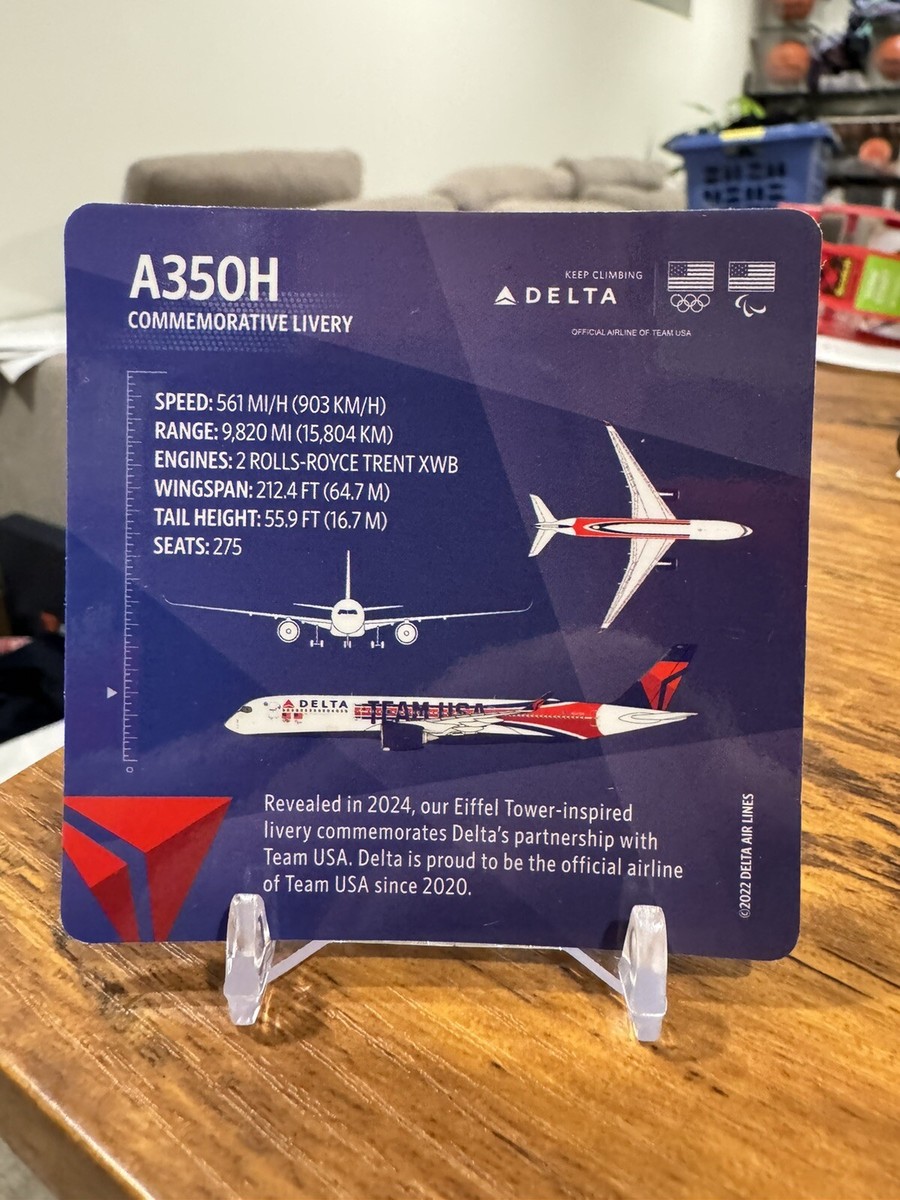 2024 Delta Air Lines Trading Cards Limited Edition Team USA 2024 Delta Air Lines Trading Cards Limited Edition Team USA