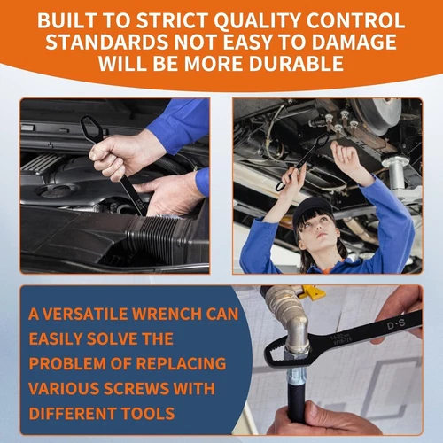 Double-Ended Wrench,5/16-7/8IN Multifunctional Universal Self-Tightening Wrench - Picture 5 of 6