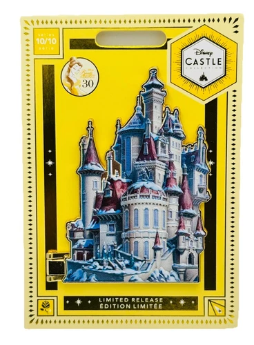 Disney Pin 2021 Jumbo Disney Castle Collection Beauty and the Beast 10/10 LR