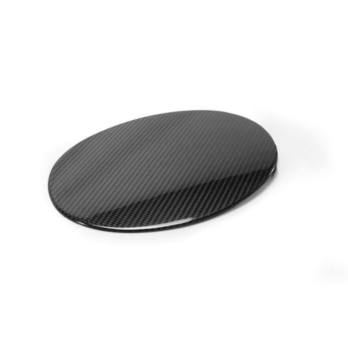 Real Carbon Fiber Fuel Tank Cap Gas Oil Box Cover For Alfa Romeo Giulia 2017-21 - Foto 2 di 12