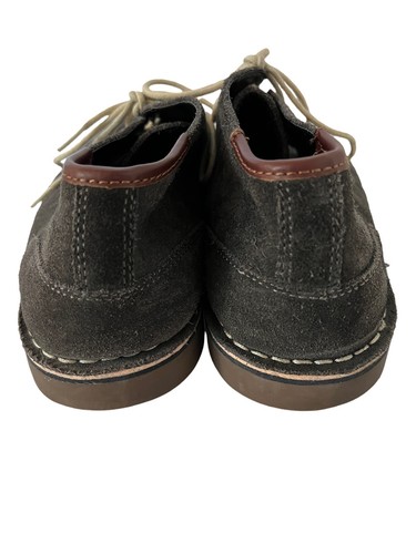 Kenneth Cole REACTION Mens Boots DESERT WIND Suede Chukka Dark Gray Size 12 - Picture 5 of 6