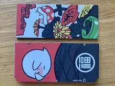 New Nintendo 3DS Kisekae Cover Plates No.071 - Boo Mario Hanafuda Non-OEM READ