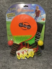 Jazzminton Deluxe Pro Pack Paddle Game Set Day Or Night  LED BIRDIES SEALED NEW