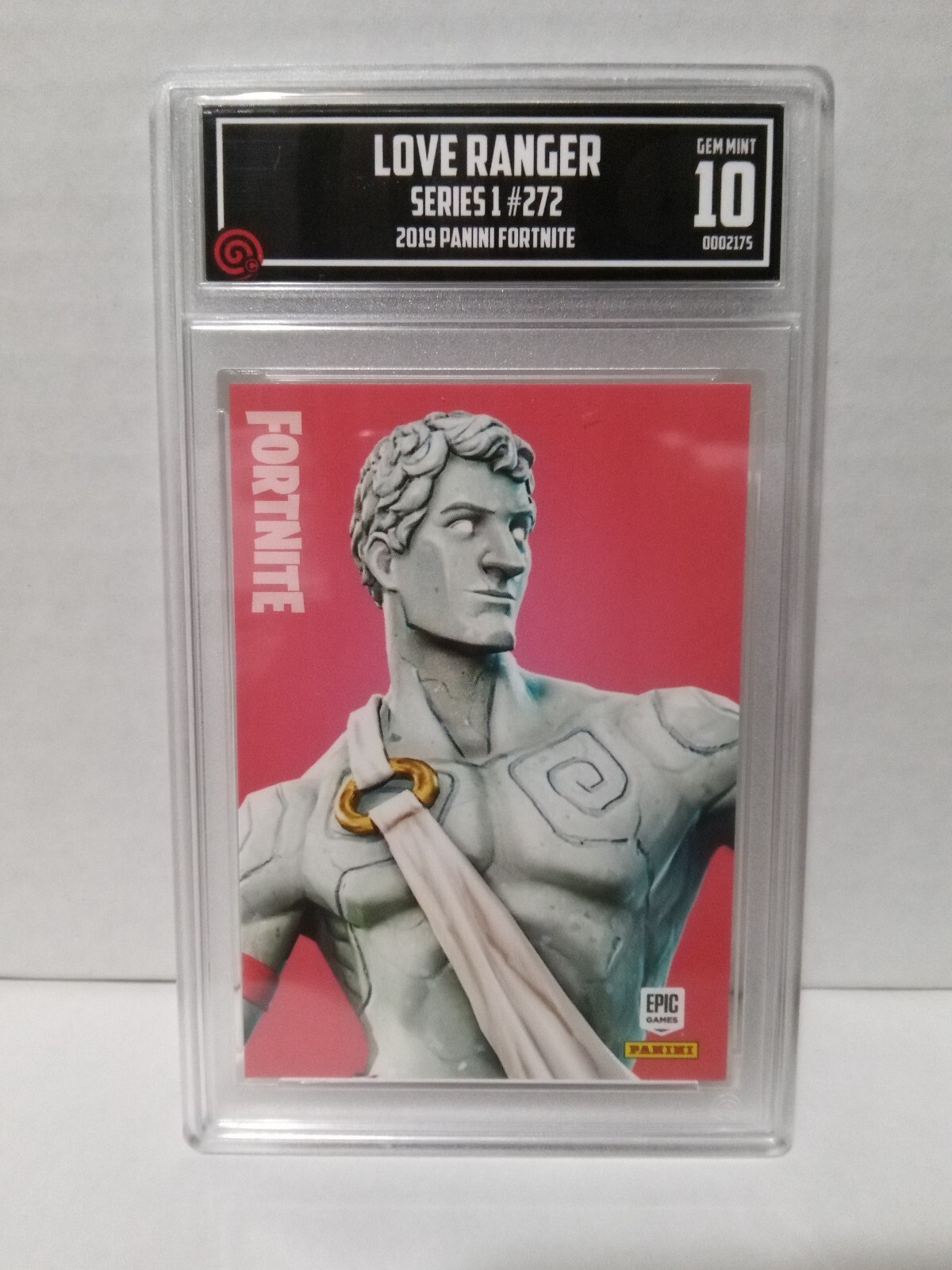 2019 Panini Fortnite Series 1 No.272 Legendary Outfit 10 Gem Mint, Love Ranger
