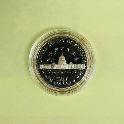 1989-S Bicentennial of Congress Commemorative Proof Half Dollar coin only (CH4) - Picture 2 of 2