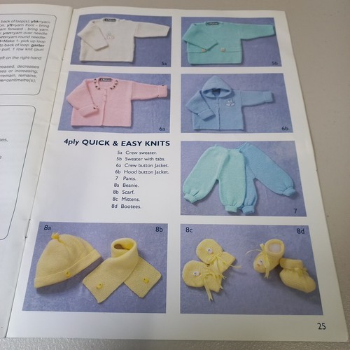 😇 Patons 6000 Baby Knitting 8 & 4ply pattern Book 8 patts 0-12 months Vgc - Picture 16 of 19