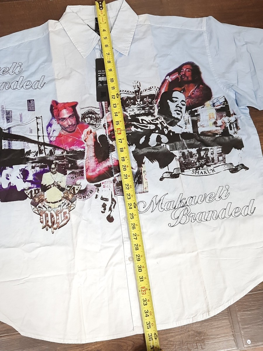 Vintage Makaveli Branded Tupac Shakur 2Pac Rap 1/4 Zip Vintage Makaveli Branded Tupac Shakur 2Pac Rap 1/4 Zip
