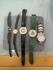 Vintage watch lot Timex Swiss Army Armitron  READ