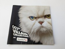 Swatch 007 VILLAIN COLLECTION booklet and The Club Voice Summer 2008 Catalogue 