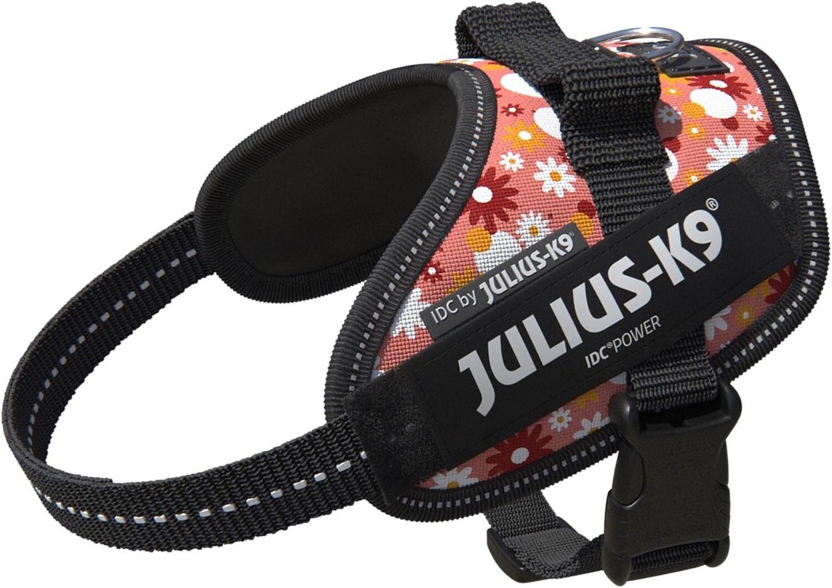 JULIUS-K9 IDC Powerharness, Size: XS/Mini-Mini, Pink Flowers UK