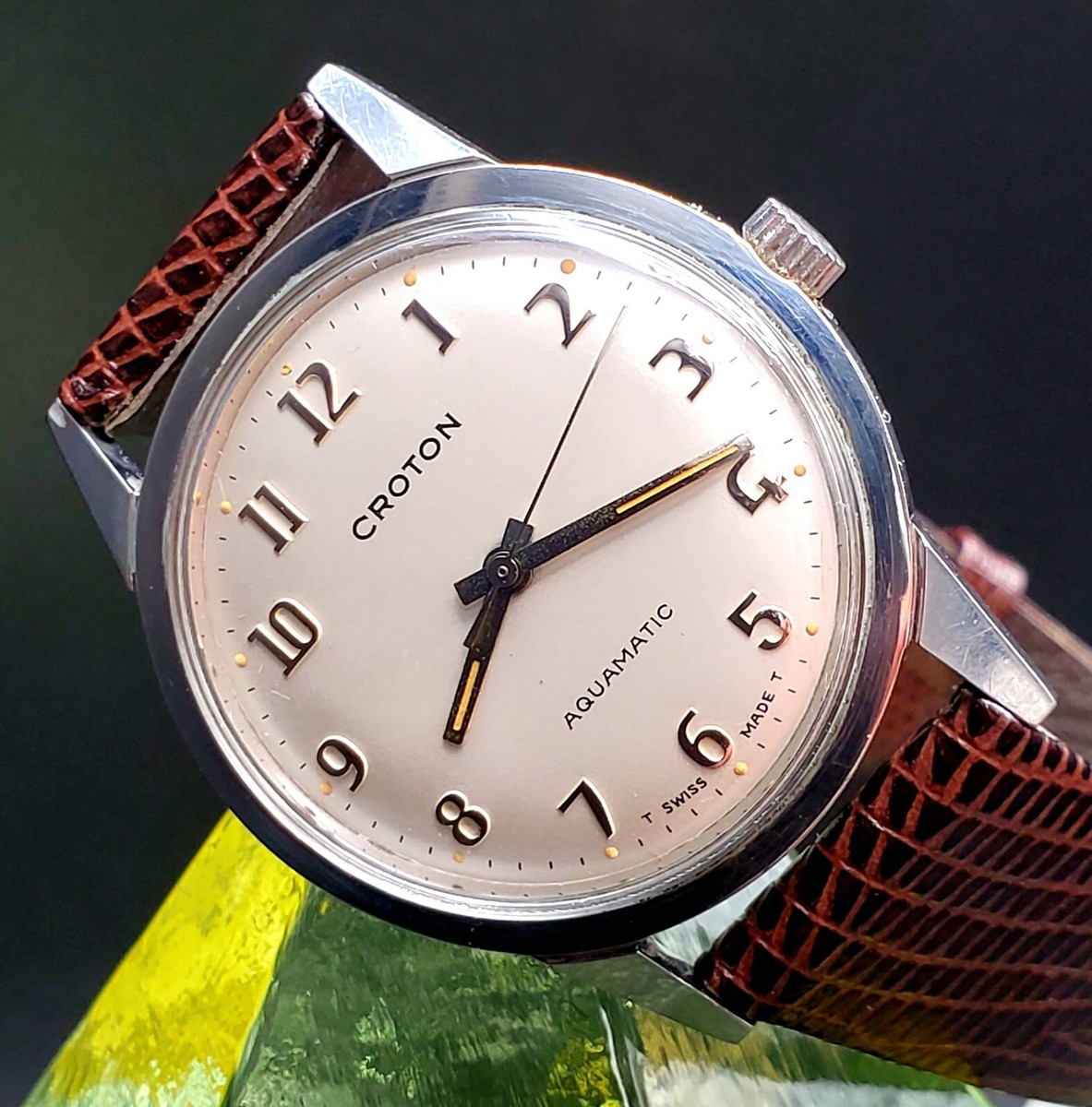 Vintage Croton Swiss Quartz Watch Vintage Aquamatic main image 4