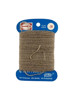 KAUFRING STOPFGARN mit perlon  Vintage 5g. 45% Viskose 40% Wolle 15% Polyamid
