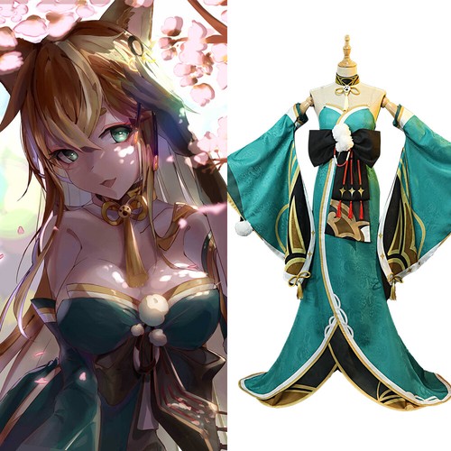 Genshin Impact Ms Hina Kostüm Cosplay Anzug Ver 2 Handarbeit