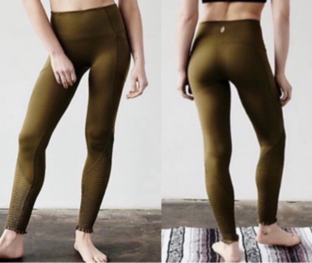 free-people-movement time is now smocked scrunched ankles leggings