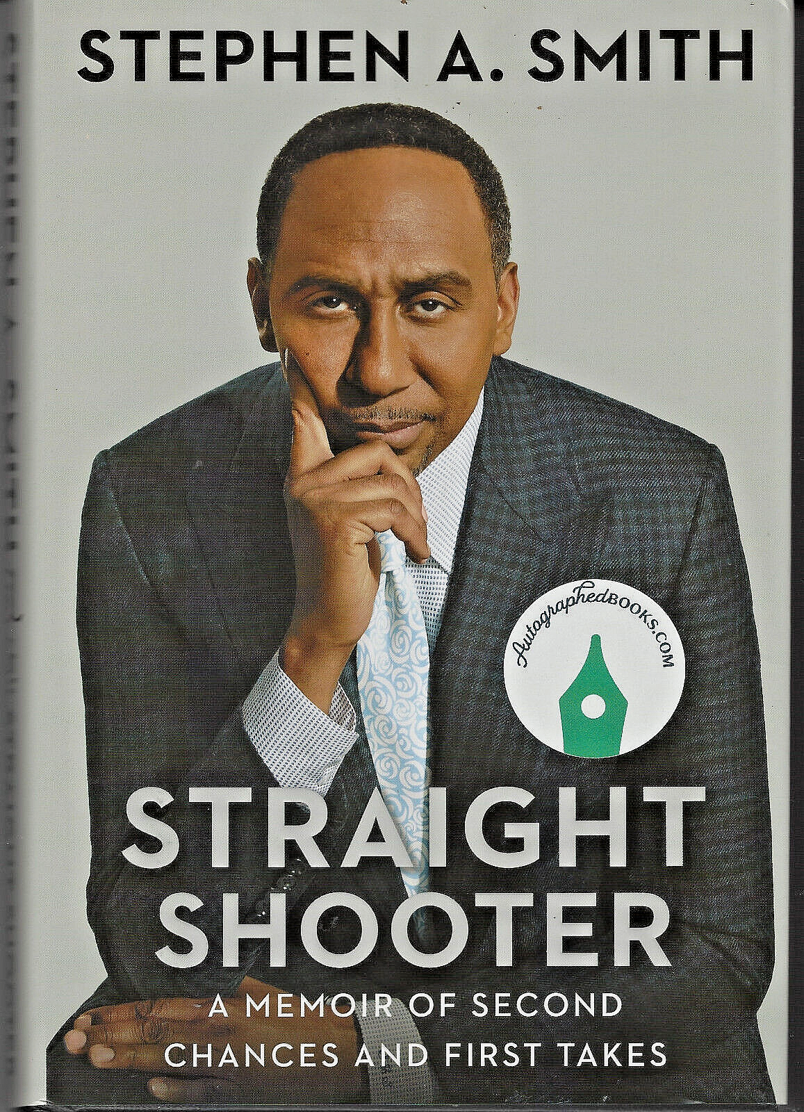 Stephen A. Smith HAND SIGNED Straight Shooter : A Memoir Hardcover ESPN First ed