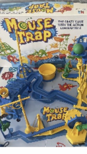 Mausefalle Mausefalle Mausefalle Brettspiel Hasbro MB Vintage Spiele komplett
