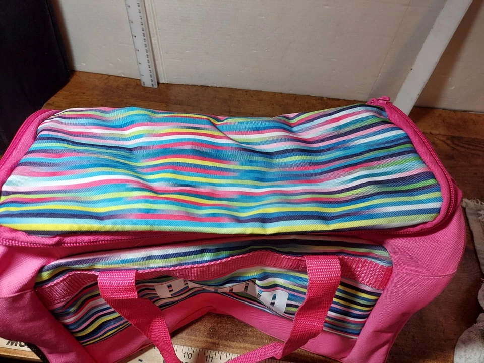 Bolsa de ombro PUMA atlética feminina/menina esportiva rosa 14" x 8" x 9" - Imagem 2 de 4