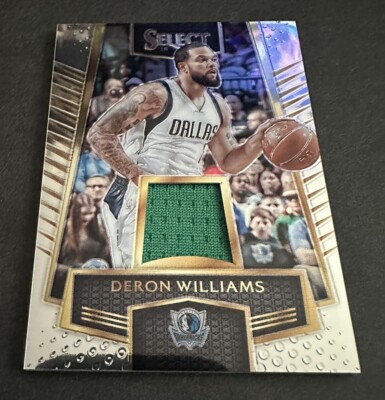 2016-17 Panini Select Deron Williams #23 Game Worn Materials Mavericks