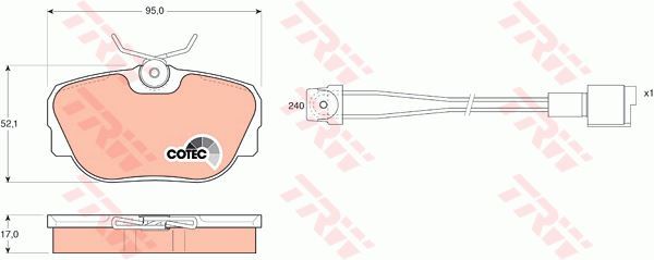 Plaquettes de frein BMW 3 à friction stable pour un freinage silencieux sur 318 IS