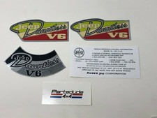 Jeepjeepstercommandocj5 Dauntless 225 V6 4 Piece Decal Set 1967