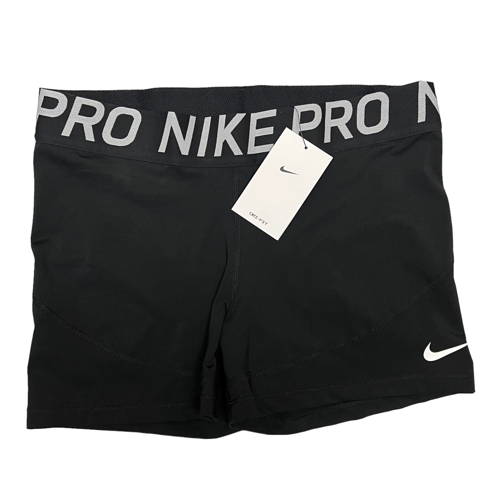 Nike Pro Women's XL shorts 3 Black CZ9857 010 compression Classic Logo Run  Gym 193654077662 | eBay