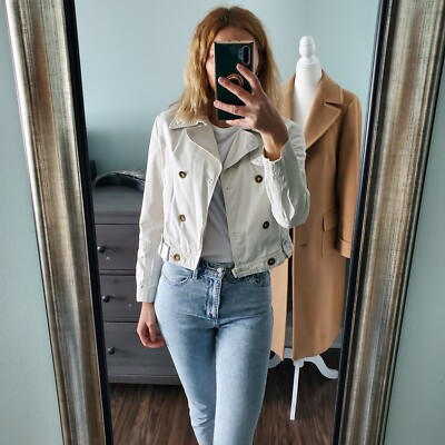Orsay Short Ivory Spring Jacket Size S