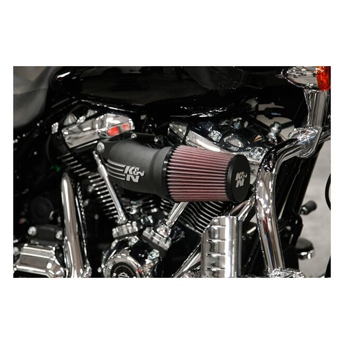 K&N AirCharger Performance Luftfilter Kit Black CC logo für Harley Softail 18-24 - Bild 4 von 5