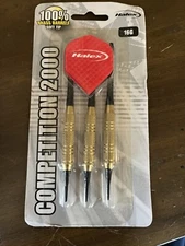 HALEX Competition 2000 16 G"Set Of 3"Brass Barrels Soft Tip Darts NEW
