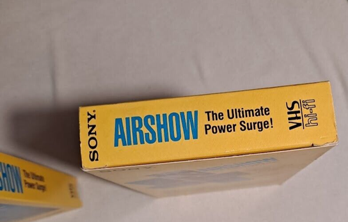 Airshow (VHS, 1987) The Ultimate Power Surge Right Stuff Top Gun Sony Vintage \\ - Picture 4 of 6