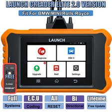 Launch Creader Elite 2.0 For Bmw All System Abs Srs Dpf Obd2 Diagnostic Scanner