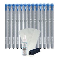 Set of 13 Golf Pride CPX Golf Grips Blue Grey with Grip Kit Undersize