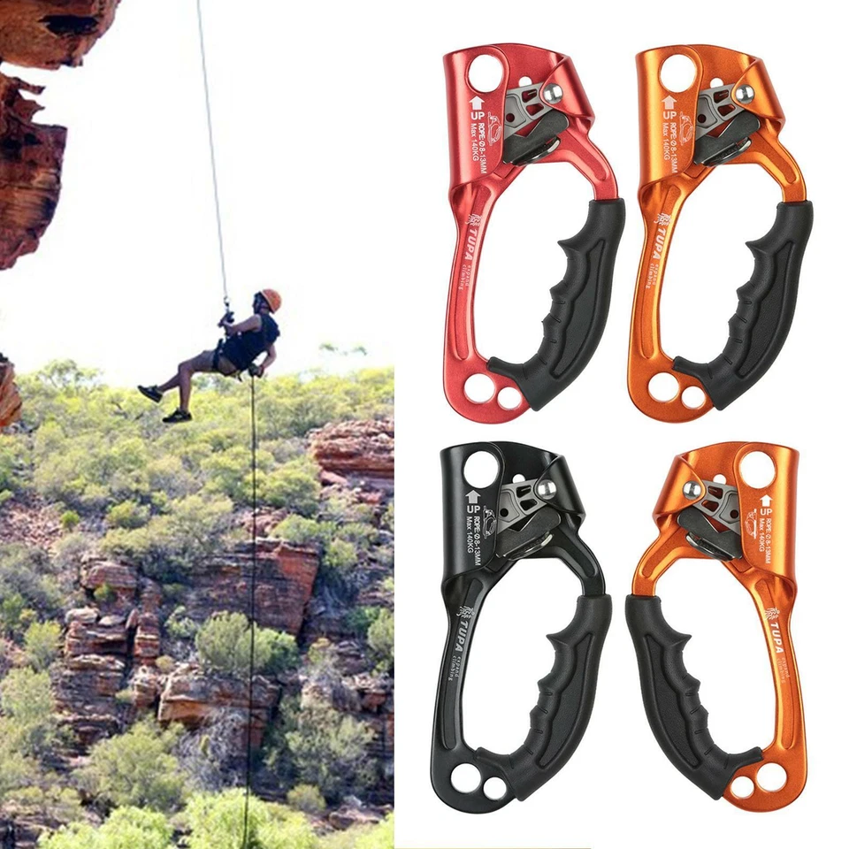 MARKENLOS Hand Asc ender Leichtmetall für 8 ~ 12mm Seil-Abseil ausrüstung Kletter anlage